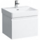 Meuble sous-vasque LAUFEN PRO S 1010 x 390 x 450 mm 1 tiroir et tiroir intérieur multicolore LAUFEN