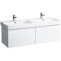 Meuble sous-vasque LAUFEN PRO S 1260 x 450 x 390 mm 2 tiroirs graphite LAUFEN