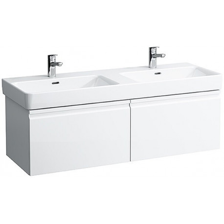 Meuble sous-vasque LAUFEN PRO S 1260 x 450 x 390 mm 2 tiroirs LAUFEN multicolores