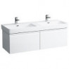 Meuble sous-vasque LAUFEN PRO S 1260 x 450 x 390 mm 2 tiroirs et 2 tiroirs intérieurs multicolore LAUFEN