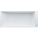 Baignoire KARTELL 1700 x 750 mm avec éclairage LED dans le trop-plein blanc LAUFEN