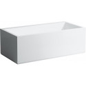 Baignoire KARTELL 1700 x 860 mm avec éclairage LED dans le trop-plein blanc LAUFEN