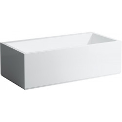 Baignoire KARTELL 1700 x 860 mm avec éclairage LED dans le trop-plein blanc LAUFEN