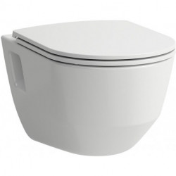WC suspendu LAUFEN PRO, sans bride, à fond creux blanc LAUFEN