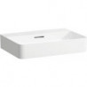 Vasque à poser VAL 600 x 420 mm avec trop-plein, sans trou pour robinet blanc LCC LAUFEN