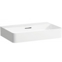 Vasque à poser VAL 650 x 420 mm avec trop-plein, sans trou pour robinetterie blanc LAUFEN