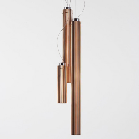 Lampe à suspension KARTELL 80 x 600 mm cuivre LAUFEN