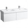 Meuble sous-vasque LAUFEN PRO S 1260 x 450 x 390 mm 2 tiroirs, chêne clair LAUFEN