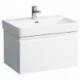 Meuble sous-vasque LAUFEN PRO S 665 x 390 x 450 mm 1 tiroir et tiroir intérieur chêne clair LAUFEN