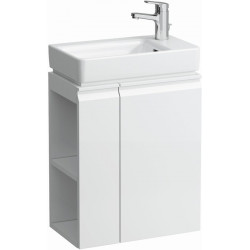 Meuble sous-vasque LAUFEN PRO A 480 x 580 x 275 mm LAUFEN tablette latérale en chêne clair à gauche
