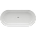 Baignoire VAL 1600 x 750 mm, pose libre blanc LAUFEN