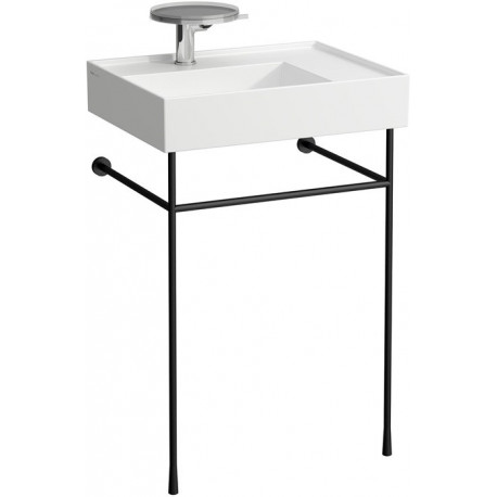 KARTELL porte-serviettes pour lavabo 600 mm noir mat LAUFEN
