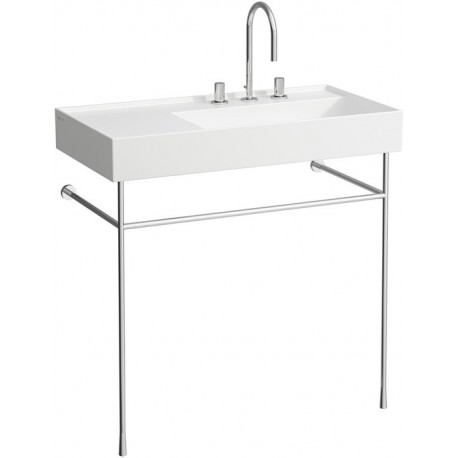 Cadre porte-serviettes KARTELL pour lavabo 900 mm chromé LAUFEN