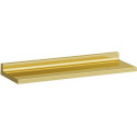 Plateau KARTELL 450 x 155 x 40 mm doré LAUFEN