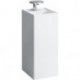 Lavabo KARTELL 375 x 435 x 900 mm, sur pied sans trop-plein, 2 trous pour robinetterie, blanc LCC LAUFEN