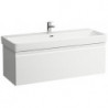Meuble sous-vasque LAUFEN PRO S 1160 x 395 x 450 mm 1 tiroir et tiroir intérieur chêne clair LAUFEN