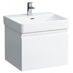 Meuble sous-vasque LAUFEN PRO S 520 x 390 x 450 mm 1 tiroir blanc brillant LAUFEN