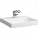 Lavabo PRO LIBERTY 600 x 550 mm, sans obstacle avec trou pour robinet, sans trop-plein blanc LAUFEN