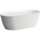 Baignoire LAUFEN PRO, 1650 x 750 mm, sur pied blanc LAUFEN