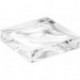 Porte-savon KARTELL BOXY 105 x 105 x 25 mm cristal clair LAUFEN