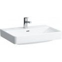 Vasque à poser LAUFEN PRO S 650 x 465 mm avec trop-plein, version 3 trous robinet blanc LCC LAUFEN