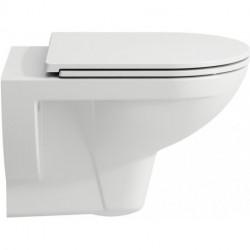 WC suspendu LAUFEN PRO, sans bride, à fond creux, 6 litres blanc LAUFEN