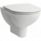 WC suspendu LAUFEN PRO, sans bride, à fond creux, 6 litres blanc LAUFEN