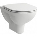 WC suspendu LAUFEN PRO, sans bride, à fond creux, 6 litres blanc LAUFEN