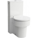 WC sur pied combiné VAL à fond creux, sans bride, pour réservoir blanc LAUFEN