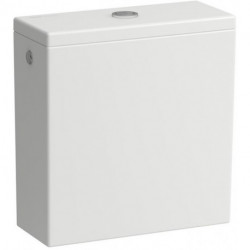 Réservoir KARTELL double chasse, raccordement mural à l'arrière, blanc mat LAUFEN