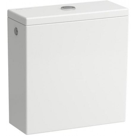 Réservoir KARTELL double chasse, kit de raccordement mural en blanc mat LAUFEN