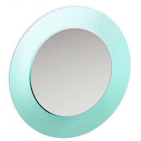 Miroir KARTELL 780 x 780 mm, avec éclairage LED vert émeraude LAUFEN