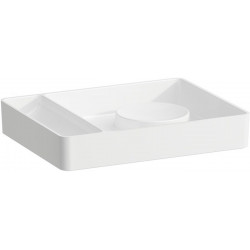 Bol de rangement VAL carré, 360 x 280 mm blanc mat LAUFEN
