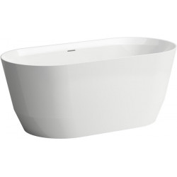 Baignoire LAUFEN PRO 1500 x 700 mm, sur pied blanc LAUFEN