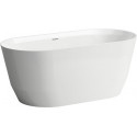 Baignoire LAUFEN PRO 1500 x 700 mm, sur pied blanc LAUFEN