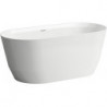 Baignoire LAUFEN PRO 1500 x 700 mm, sur pied blanc LAUFEN