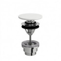 Clapet de vidange KARTELL avec clic-clac noir LAUFEN