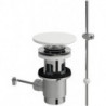 Robinet de vidange KARTELL avec tirette blanc mat LAUFEN