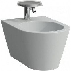 Bidet mural KARTELL 1 robinet version gris LAUFEN