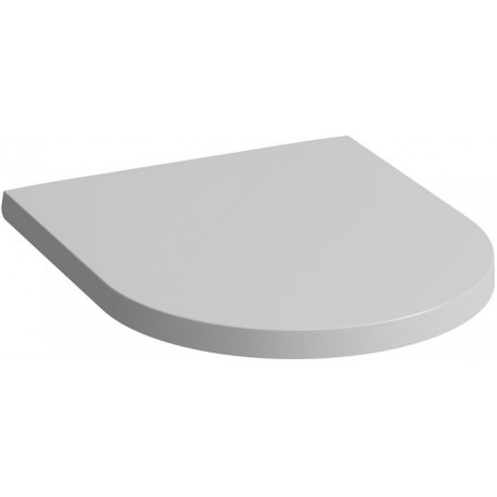Abattant WC KARTELL avec couvercle, amovible, gris mat LAUFEN