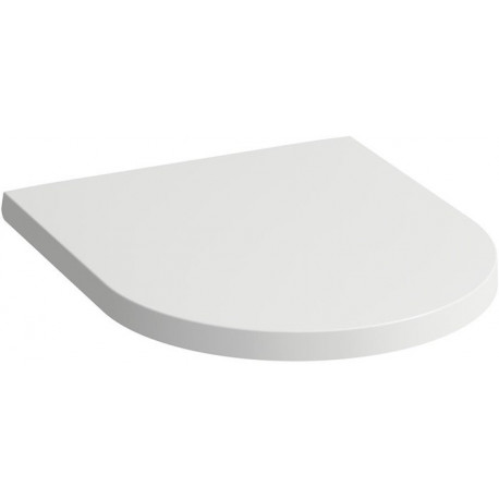 Abattant WC KARTELL avec couvercle, amovible, avec mécanisme de fermeture amortie LAUFEN blanc mat