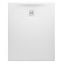 Receveur de douche LAUFEN PRO rectangulaire, écoulement sur le petit côté 1000 x 800 x 33 mm blanc mat LAUFEN