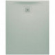 Receveur de douche LAUFEN PRO, rectangulaire, écoulement sur le petit côté 1000 x 800 x 33 mm, gris clair LAUFEN