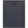 Receveur de douche LAUFEN PRO rectangulaire, bonde côté court 1000 x 800 x 33 mm anthracite LAUFEN
