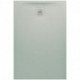 Receveur de douche LAUFEN PRO, rectangulaire, écoulement sur le petit côté 1200 x 800 x 33 mm, gris clair LAUFEN