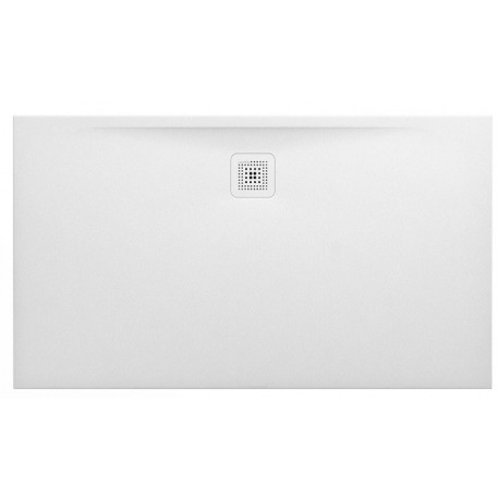 Receveur de douche LAUFEN PRO rectangulaire, bonde côté long 1400 x 800 x 30 mm blanc mat LAUFEN
