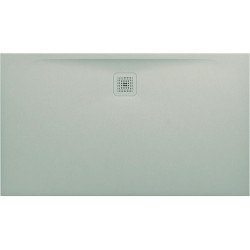 Receveur de douche LAUFEN PRO rectangulaire, bonde côté long 1400 x 900 x 30 mm anthracite LAUFEN