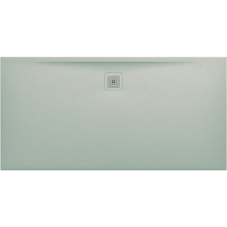 Receveur de douche LAUFEN PRO, rectangulaire, écoulement latéral long, 1600 x 800 x 32 mm, gris clair LAUFEN