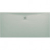 Receveur de douche LAUFEN PRO, rectangulaire, écoulement latéral long, 1600 x 800 x 32 mm, gris clair LAUFEN