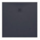Receveur de douche carré LAUFEN PRO, écoulement latéral 800 x 800 x 29 mm LAUFEN anthracite